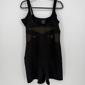 Cacique Open-Bust Thigh Shaper in Black